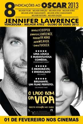 O Lado Bom da Vida - Silver Linings Playbook Torrent Download Mais Baixado