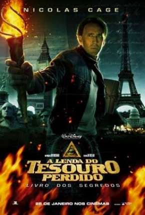 A Lenda do Tesouro Perdido - Livro dos Segredos - DVD-R Torrent Download Mais Baixado