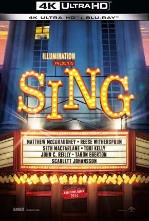 Sing - Quem Canta Seus Males Espanta - 4K Torrent Download Mais Baixado